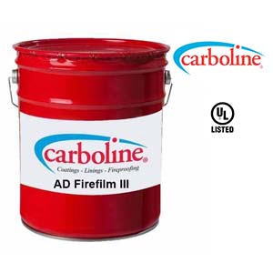 A/D Firefilm III is a decorative, fiber free, thin film intumescent coating